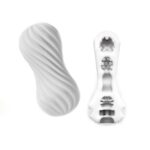 Мастурбатор Tenga Flex Silky White зі змінною інтенсивністю, можна скручувати