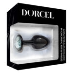 Анальна пробка Dorcel Geisha Plug Diamond M з кулькою всередині, створює вібрації, макс. діам. 3,2см
