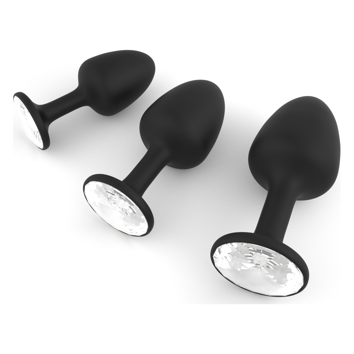 Анальна пробка Dorcel Geisha Plug Diamond L з кулькою всередині, створює вібрації, макс. діаметр 4см Анальна пробка Dorcel Geisha Plug Diamond L з кулькою всередині, створює вібрації, макс. діаметр 4см