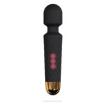Мінівібромасажер Dorcel Wand Wanderful Black потужний, водонепроникний, 18 режимів роботи