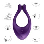 Вібратор для пар Satisfyer Endless Love багатофункціональний, фіолетовий