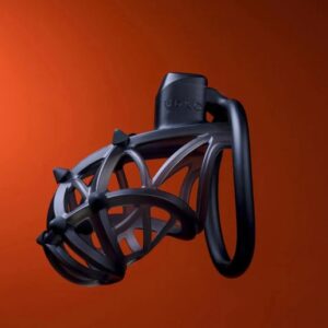 Чоловічий пояс вірності UPKO "Caged Beast" Male Chastity Device Kit, колір: синій