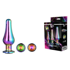 Набір анальних пробок конічної форми Dream Toys GLEAMING LOVE PLEASURE SET MULTICOLOUR