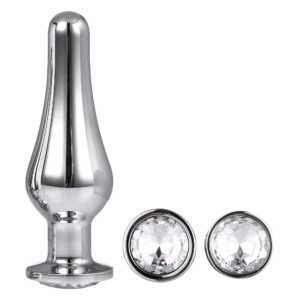 Набір анальних пробок конічної форми Dream Toys GLEAMING LOVE PLEASURE SET SILVER