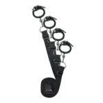Набір для бондажу на ліжко з манжетами для рук та ніг Under Mattress Restraint Set, чорний