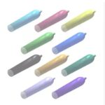 Набір латексних презервативів One Color Sensation з силіконовим мастилом фіолетового кольору (5 шт)