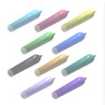 Набір презервативів латексних One Color Sensation силіконовим мастилом салатового кольору (5 шт)
