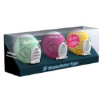 Набір мастурбаторів Satisfyer Masturbator Egg 3er Set: Riffle, Bubble, Fierce