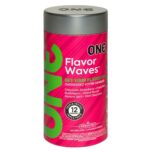Ароматизовані презервативи ONE FlavorWaves, 12 шт, 6 ароматів, 6 кольорів, подарункове паковання-тубус