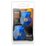 Набір вібро-ерекційних кілець Blush Stay Hard 2 шт, блакитні, 3.8 см