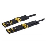 Наручники UPKO Handcuffs італійська шкіра, чорні