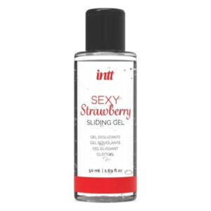Оральний лубрикант зі смаком полуниці Sexy Strawberry Intt, на водній основі, 50 мл