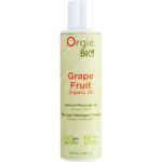 Органічне масажне олія з дозатором ORGIE GRAPEFRUIT з ароматом грейпфрута, 100 мл