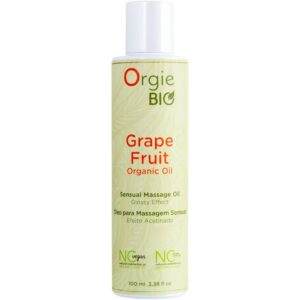Органічне масажне олія з дозатором ORGIE GRAPEFRUIT з ароматом грейпфрута, 100 мл
