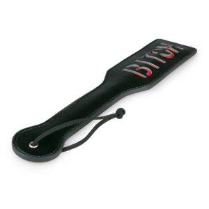 Паддл з написом Bitch від Easy Toys, чорний з червоним, 33 см