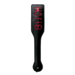 Паддл з написом Bitch від Easy Toys, чорний з червоним, 33 см