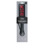 Паддл з написом Bitch від Easy Toys, чорний з червоним, 33 см