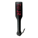 Паддл із написом Slut від Easy Toys, чорний з червоним, 33 см