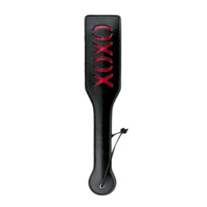 Паддл з екошкіри Zwarte Leren Paddle, чорний, 32.5 см