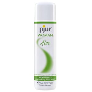 Лубрикант на водній основі pjur Woman Aloe 100 мл, з екстрактом алое, зволожувальний, без парабенів