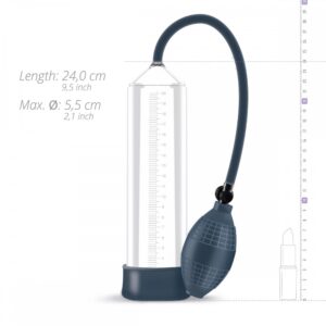 Вакуумна помпа для пеніса Boners Penis Pump No. 1, насос-груша, робоча довжина 20 см