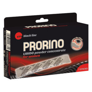 Порошок для підвищення лібідо HOT ERO PRORINO Black Line Libido в пачці 7 стиків (1 стик)