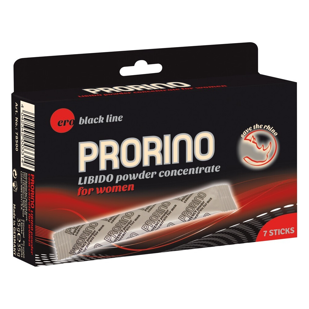 Порошок для підвищення лібідо HOT ERO PRORINO Black Line Libido в пачці 7 стиків (1 стик) Порошок для підвищення лібідо HOT ERO PRORINO Black Line Libido в пачці 7 стиків (1 стик)