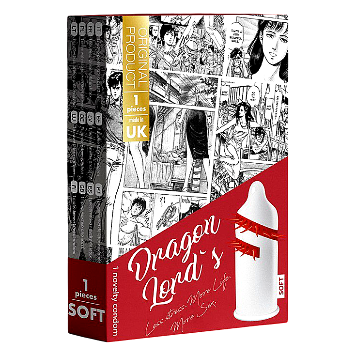 Презерватив із пружними вусиками EGZO Dragon Lords латексний Презерватив із пружними вусиками EGZO Dragon Lords латексний