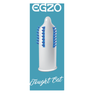 Презерватив зі стимулюючими пружними шипами EGZO Touqht Cat латексний