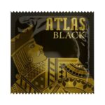 Презерватив латексний класичний Atlas Black чорного кольору (1 шт.)