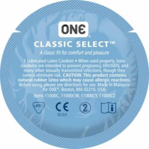 Презерватив класичний One Classic Select латексний (1 шт.)