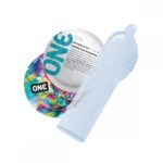 Презерватив латексний One Pleasure Plus із внутрішніми ребрами, 1 шт