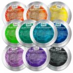 Набір латексних презервативів різних кольорів One Color Sensation із силіконовим мастилом (5 шт)