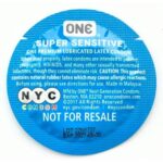 Набір презервативів латексних One NYC Super Sensitive ультратонких (5 шт.)