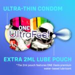 Презервативи ONE Ultra Feel, ультратонкі, з додатковою змазкою, 10 шт, подарункове паковання-тубус