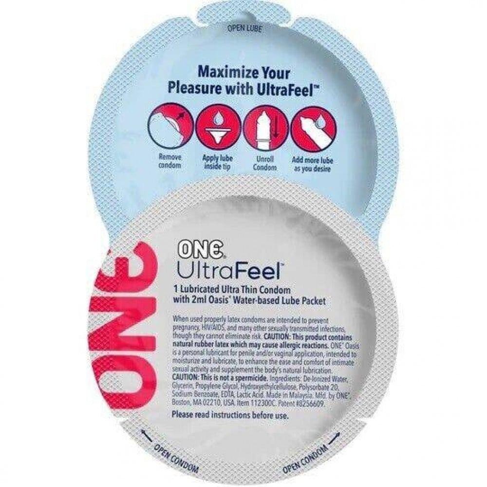 Набір латексних ультратонких презервативів One ULTRA Feel (5 шт.) Набір латексних ультратонких презервативів One ULTRA Feel (5 шт.)