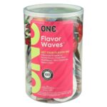 Набір оральних презервативів One Flavor Waves Island Punch Тропічний коктейль (5 шт.)