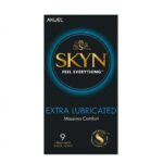 Презервативи безлатексні (поліізопрен) Skyn Extra Lubricated, із додатковим лубрикантом, 9 шт