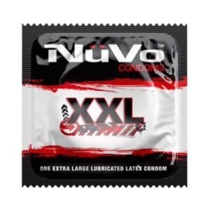 Презерватив із латексу преміум-класу Nuvo Condoms Large великого розміру (1 шт.)