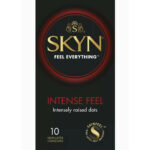 Презервативи з рельєфом Skyn Intense Feel, безлатексні (поліізопрен), 10 шт