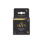 Ультратонкі безлатексні презервативи SKYN Supreme Feel 3 шт, 0,035 мм, природна текстура шкіри