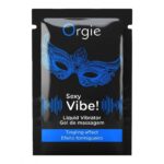 Пробник/рідкий вібратор середньої потужності Orgie Sexy Vibe для унікальних відчуттів, 1 мл