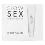 Пробник гель-змазки для мастурбації Bijoux Indiscrets Slow Sex Finger play gel