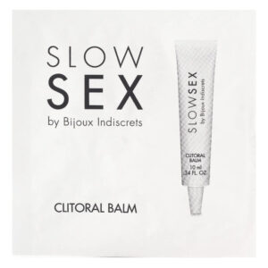 Пробник розігрівального бальзаму для клітора Bijoux Indiscrets Slow Sex Clitoral balm