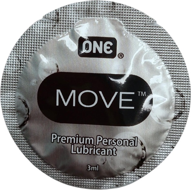 Пробник/Лубрикант ONE Move на силіконовій основі, 3 мл Пробник/Лубрикант ONE Move на силіконовій основі, 3 мл