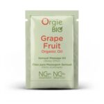 ПРОБНИК/Масажна олія Orgie BIO GRAPEFRUIT з ароматом грейпфрукта, 2 мл
