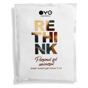 ПРОБНИК/Зволожуючий гель на водній основі OYO RETHINK Personal Gel Universal, 5 мл