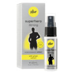 Спрей-пролонгатор pjur Superhero Strong Spray 20 ml, з екстрактом імбиру, без анестетиків
