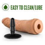 Реалістичний фалоімітатор, LOCK ON HEXANITE DILDO WITH