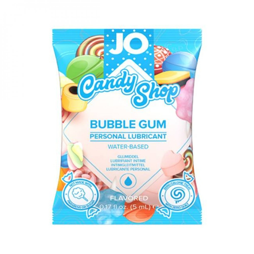 Саше Candy Shop лубрикант із всусом Bubblegum 5 мл System JO Саше Candy Shop лубрикант із всусом Bubblegum 5 мл System JO